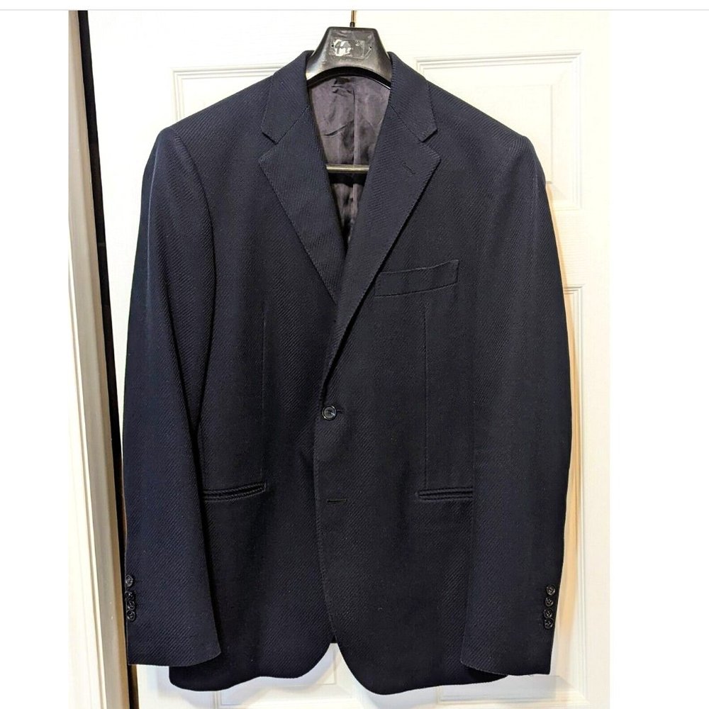 CARUSO Raffaele Caruso Men's Navy Blue 3R2 Sport Coat Jacket Blazer 44 54